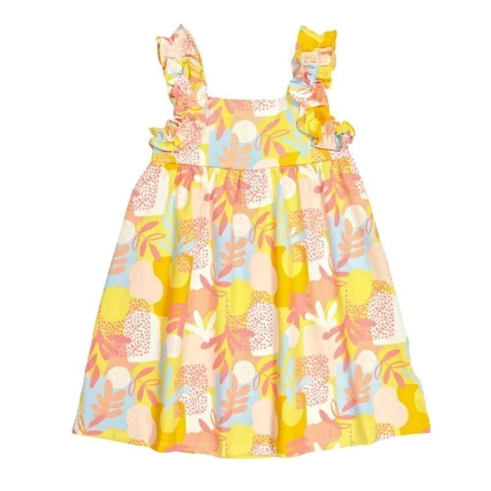 NWT Cynthia Rowley Toddler Girls Cinched Ruffle Strap Dress